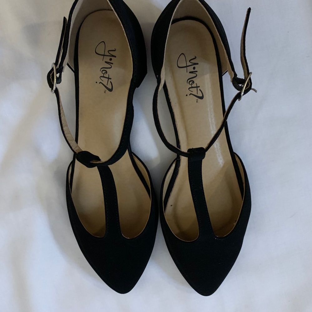 black dress shoe